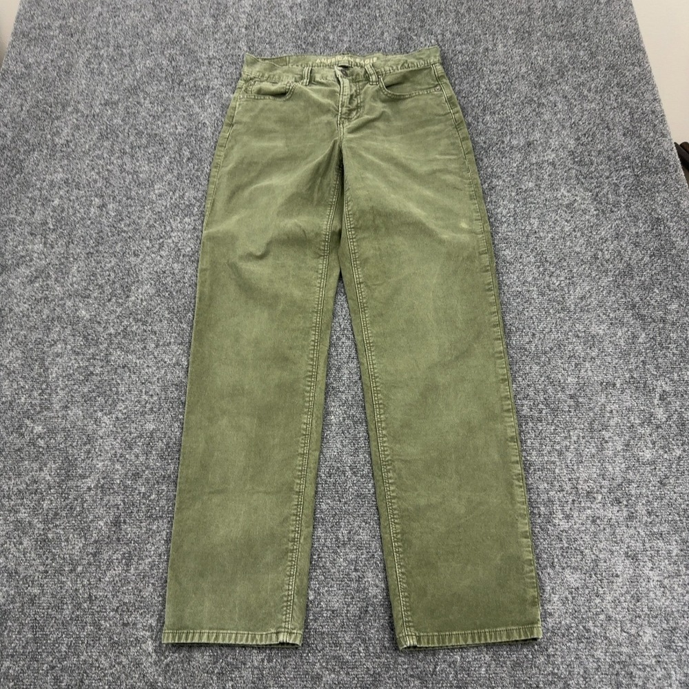 American Eagle Pants Womens 4 Green Corduroy 90s Straight Casual